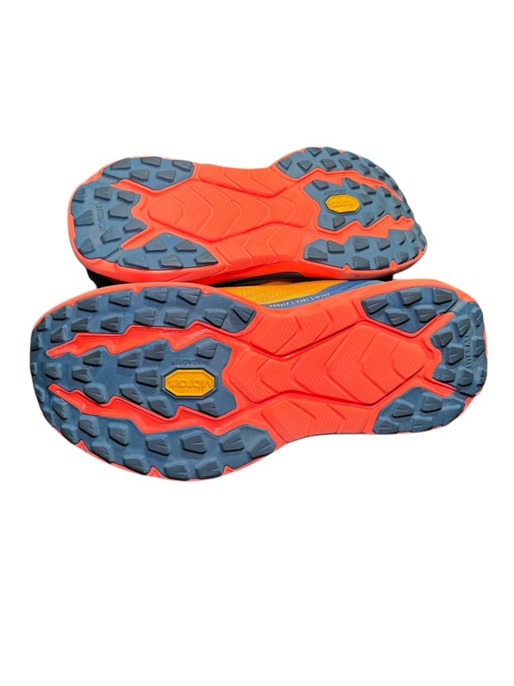 EUC Hoka One One Womens Zinal 1119400 RYCM Orange Running Shoes Size 7 - Picture 3 of 11